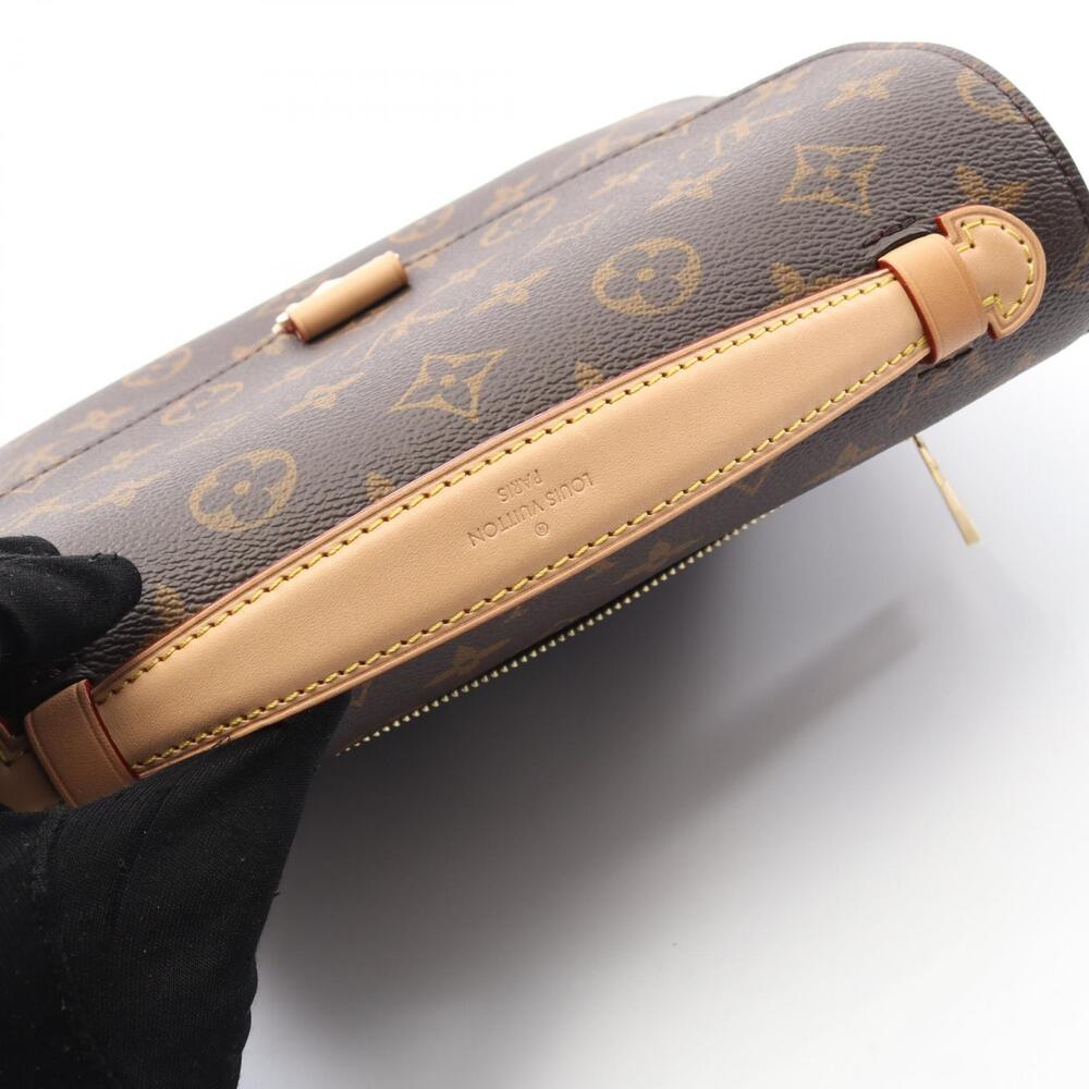 Louis Vuitton Pochette Metis Monogram Handbag Canvas Leather Brown - Picture 6 of 6
